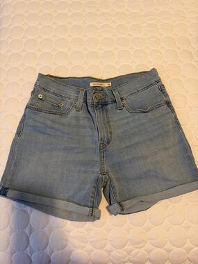 Light Blue Denim Women’s Shorts